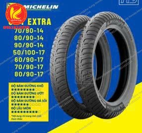 Vỏ lốp xe máy Michelin City Extra đủ size 50 60 70 80/90-17 - 70 80 90/90-14- 80/90-16- 100/90-14- 100/80-16- 120/80-16