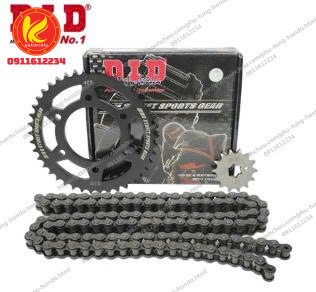 Nhông sên dĩa DID Exciter 150 sên đen