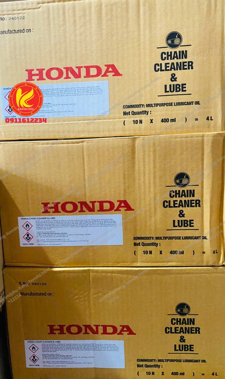 Dung Dịch Vệ Sinh Xích Tải Honda Chain Cleaner & Lube-Hàng Chính Hãng