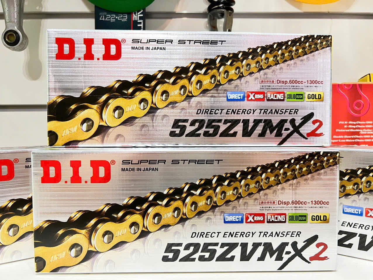 SÊN DID 428VX PHỐT X-RING VÀNG ĐEN NHẬP KHẨU NHẬT BẢN 132FJ