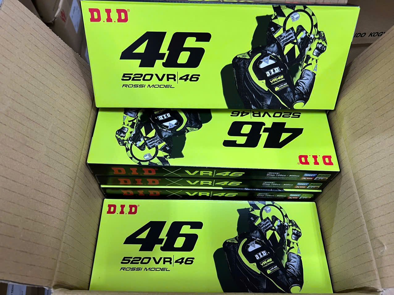 Dòng Sên 520 - 525 VR/46 D.I.D  Tay Đua Huyền Thoại Valentino Rossi MotoGP made in japan VR46